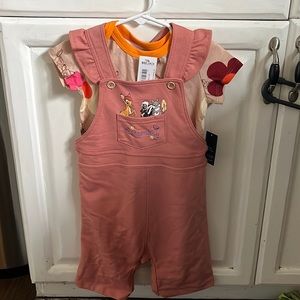 Bambi overall short outfit